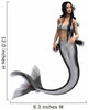 CG Grey Mermaid Wall Decal