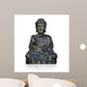 Figure Buddha White Wall Decal