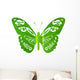 Butterfly Banana Leaf Wall Decal