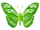Butterfly Banana Leaf Wall Decal