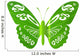 Butterfly Banana Leaf Wall Decal