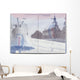 USA Passport Stamped Page Wall Decal