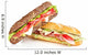 Fresh Sandwiches with Meat Wall Decal