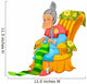 Old Lady Knitting Happily Wall Decal