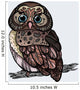 Cartoon Owl Wall Decal
