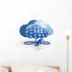 Cloud Computing Concept Apps Wall Decal