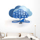 Cloud Computing Concept Apps Wall Decal