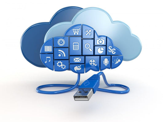 Cloud Computing Concept Apps Wall Decal