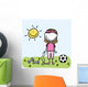 Sport Girl Wall Decal