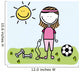 Sport Girl Wall Decal