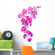 Pink Flowers Orchid Wall Decal