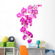 Pink Flowers Orchid Wall Decal