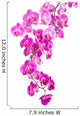 Pink Flowers Orchid Wall Decal