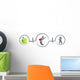 Healthy Food and Fitness Wall Decal
