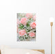 Wedding Bouquet Pink Roses Wall Decal