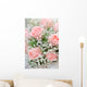 Wedding Bouquet Pink Roses Wall Decal