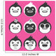 Funny Chill Penguins Wall Decal