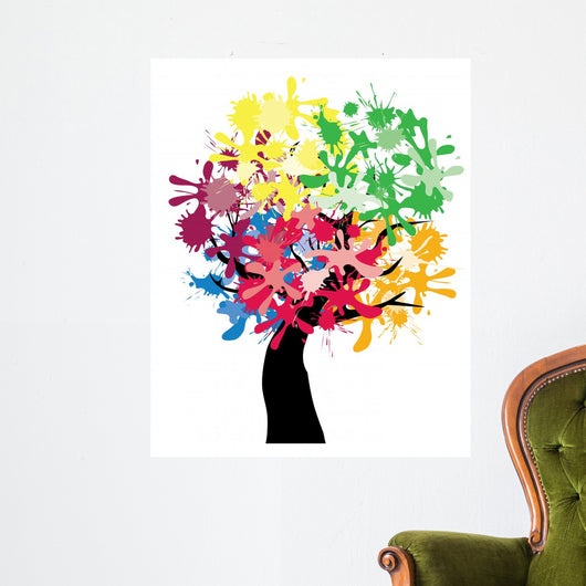 Ink Spots Tree Wall Decal