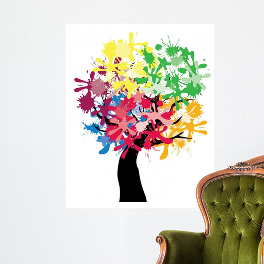 Ink Spots Tree Wall Decal