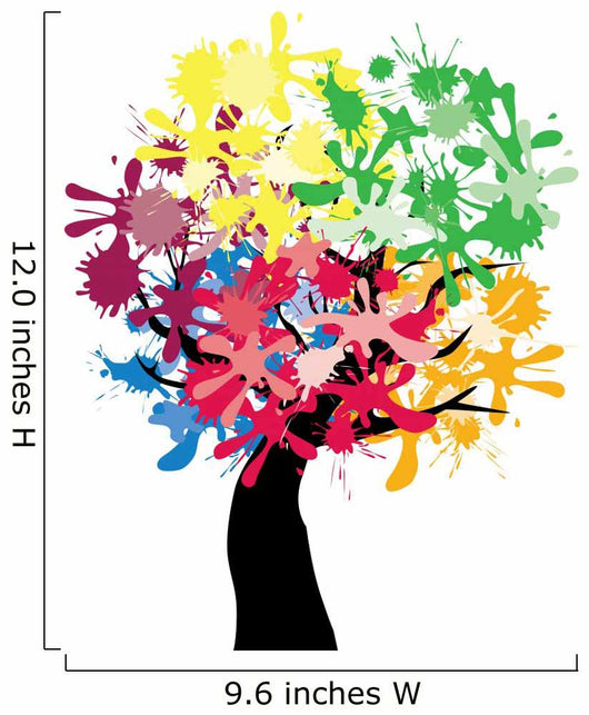 Ink Spots Tree Wall Decal