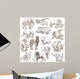 Animals around World Collection Wall Decal