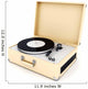 Retro Turntable Wall Decal