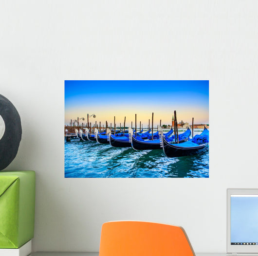 Venice Gondolas or Gondole Wall Decal