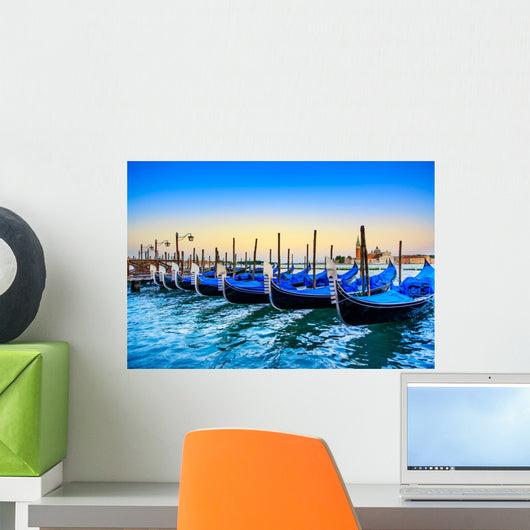 Venice Gondolas or Gondole Wall Decal