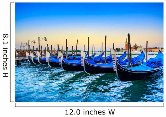 Venice Gondolas or Gondole Wall Decal