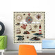Antique Nautical Map Elements Wall Decal