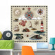 Antique Nautical Map Elements Wall Decal