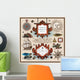 Vintage Map Elements Wall Decal