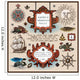 Vintage Map Elements Wall Decal