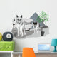 Wolves Hunting Wall Decal
