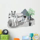 Wolves Hunting Wall Decal