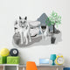 Wolves Hunting Wall Decal