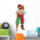Pirate with Parrot Wall Decal