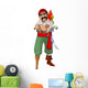 Pirate with Parrot Wall Decal