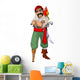 Pirate with Parrot Wall Decal