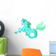 Mythological Sea Horse Wall Decal