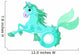 Mythological Sea Horse Wall Decal