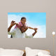Black Boy Riding Father's Wall Decal