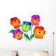 Pansy Flowers Wall Decal