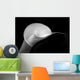 Calla Lily Spiral Black Wall Decal