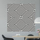 Black and White Zigzag Wall Decal