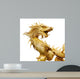 Giant Golden Chinese Dragon Wall Decal