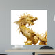 Giant Golden Chinese Dragon Wall Decal