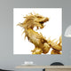 Giant Golden Chinese Dragon Wall Decal