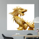 Giant Golden Chinese Dragon Wall Decal
