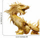 Giant Golden Chinese Dragon Wall Decal